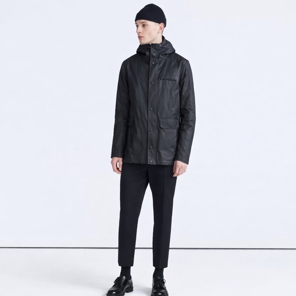 The Arrivals ATLAS Waxed Denim Parka Sz Small